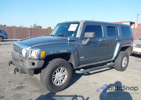 2007 Hummer H3 Suv z USA, uszkodzony, nr VIN 5GTDN13E778125727